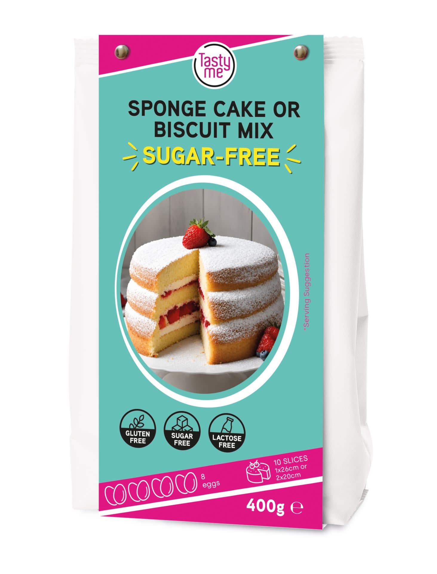 tastyme Sponge Cake or Biscuit mix 400g - suikervrij