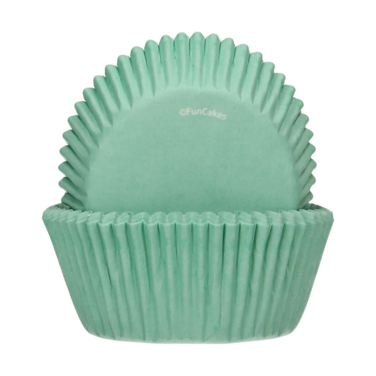Funcakes FunCakes Cupcakevormpjes Mintgroen pk/48