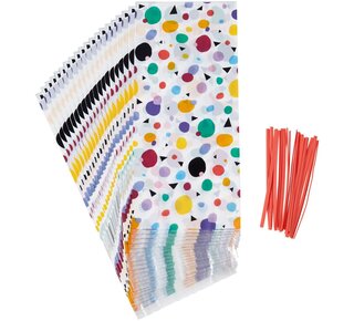 wilton Wilton Treat Bags Max Dots Triangle pk/20