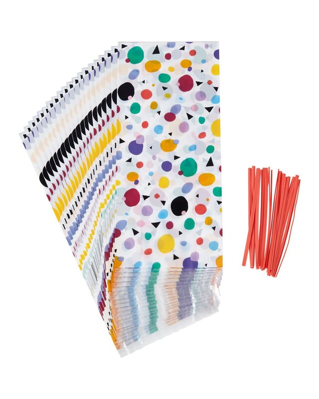 wilton Wilton Treat Bags Max Dots Triangle pk/20