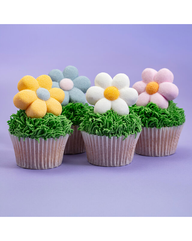 PME Marshmallow Treats - Pastelbloemen, 12-pack