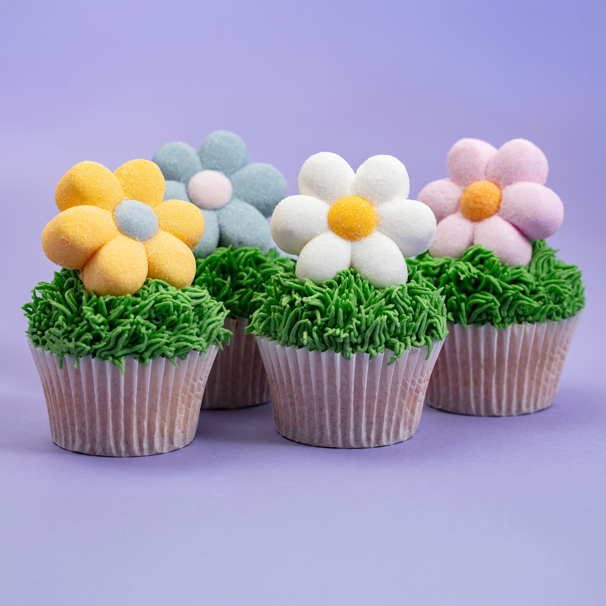 PME Marshmallow Treats - Pastelbloemen, 12-pack