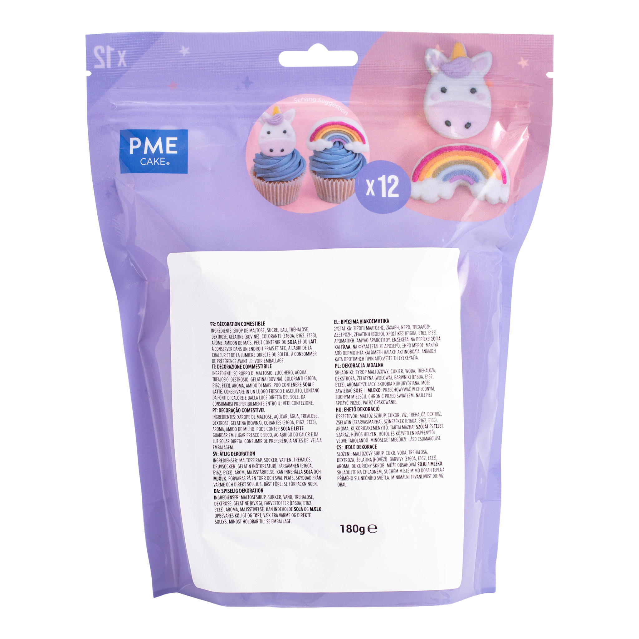 PME Marshmallow Treats - Magische Eenhoorn, 12-pack