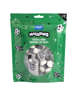 PME Marshmallow Treats - Voetbalgekte, 12-pack