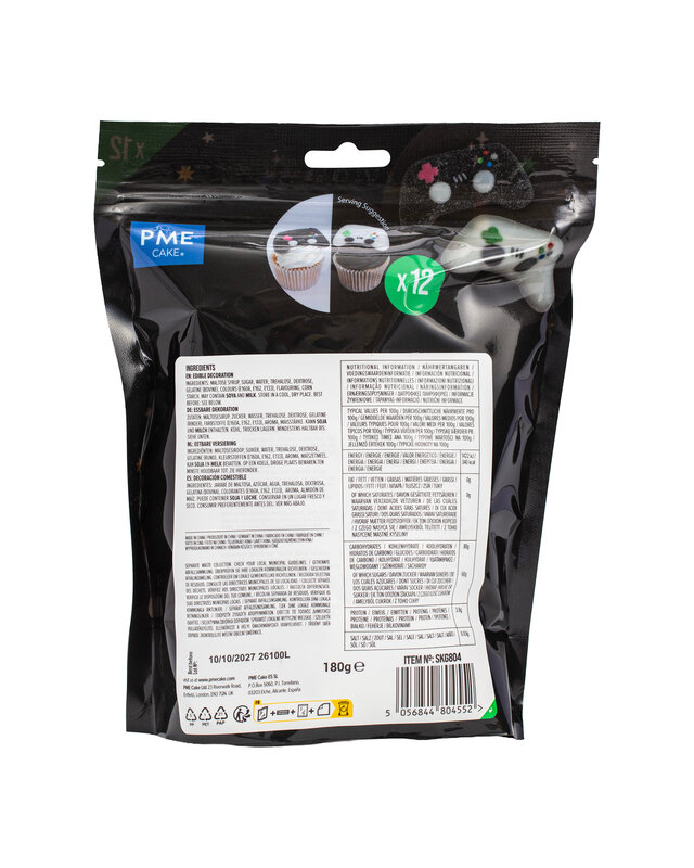 PME Marshmallow Treats - Gamecontrollers, 12-pack