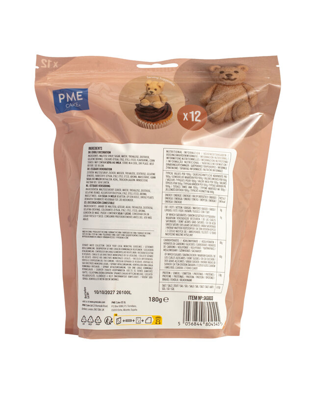 PME Marshmallow Treats - Teddyberen, 12-pack