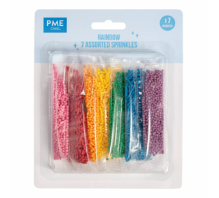 PME Sprinkles Assortiment (7) - Regenboog