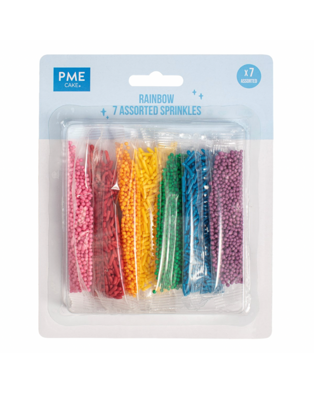 PME Sprinkles Assortiment (7) - Regenboog