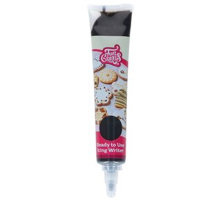Funcakes FunCakes Ready to Use Icing Writer Dark Choco Flavour 25g