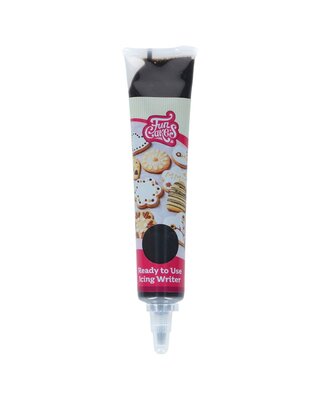 Funcakes FunCakes Ready to Use Icing Writer Dark Choco Flavour 25g