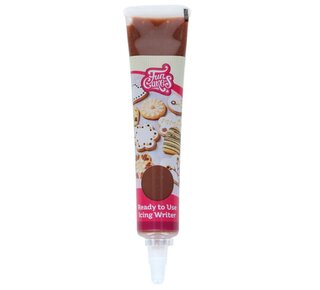 Funcakes FunCakes Ready to Use Icing Writer Milk Choco Flavour 25g