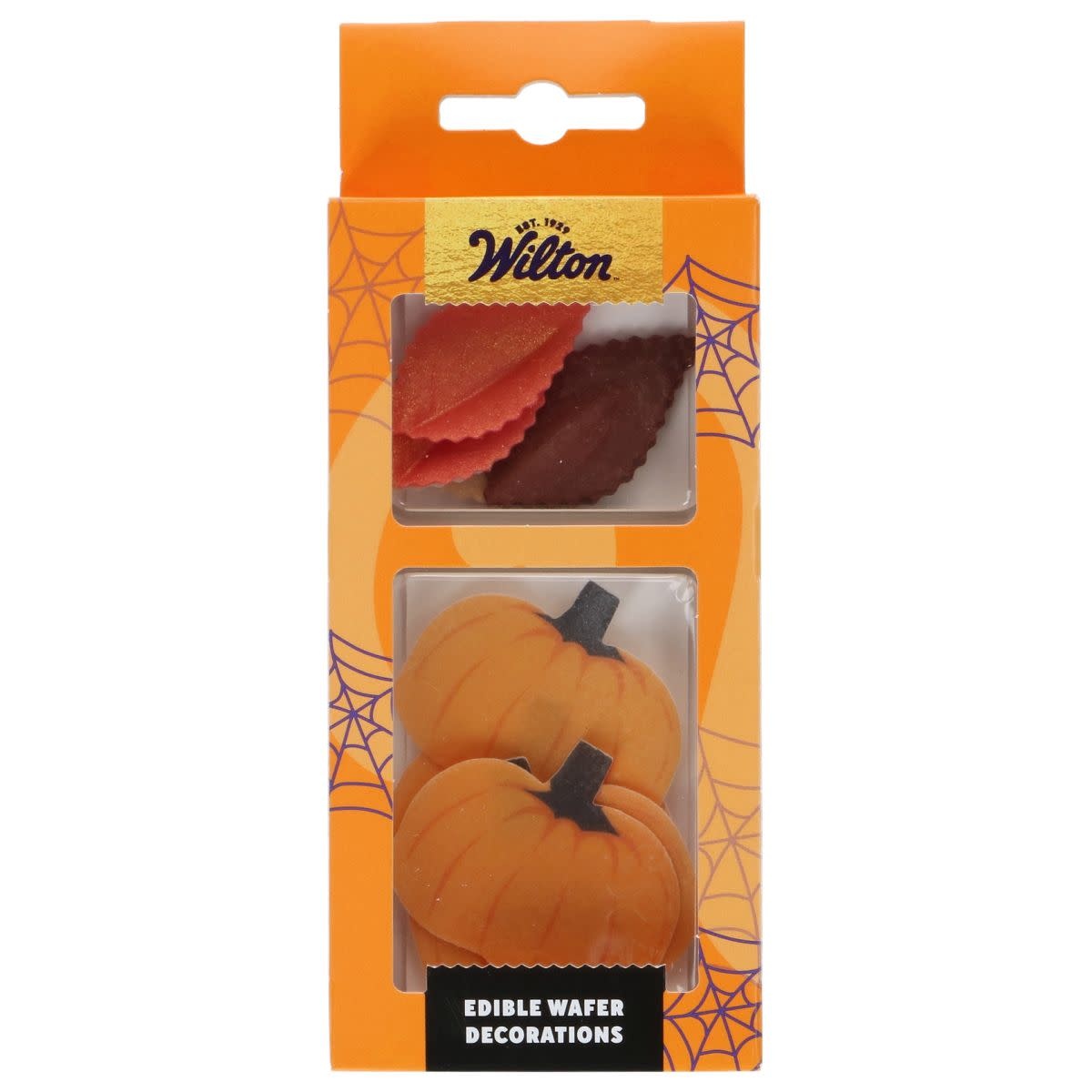 wilton Wilton Eetbare Papieren Decoraties Herfstbladeren en Pompoenen set/10