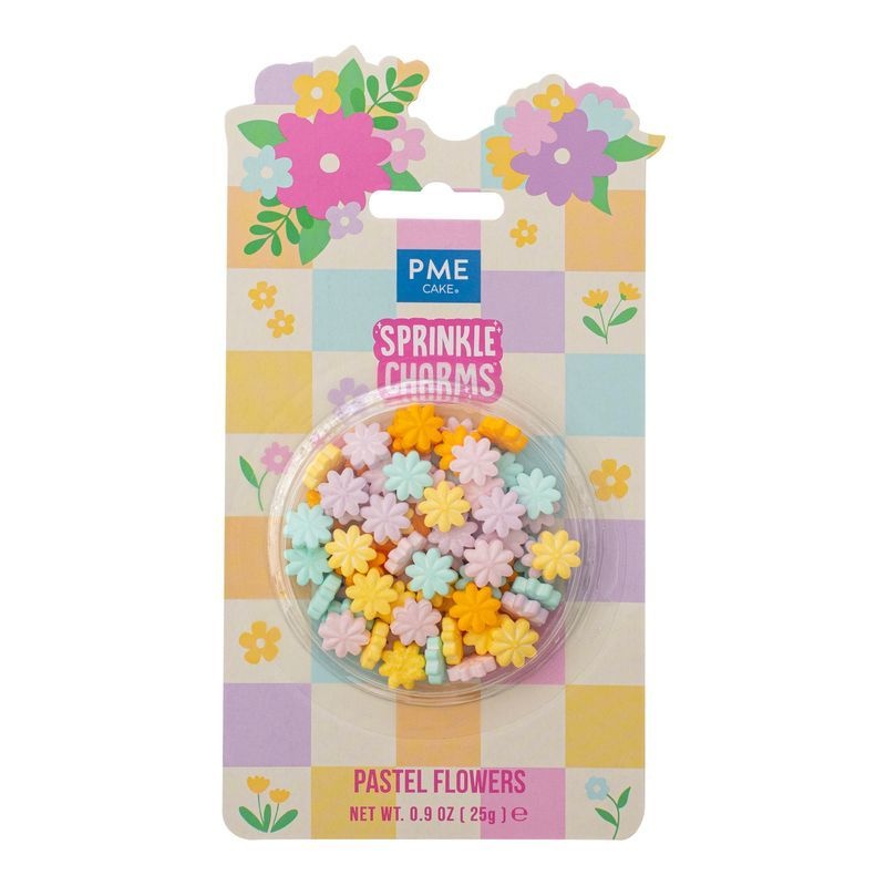 PME Sprinkle Charms pastel bloemen 25g