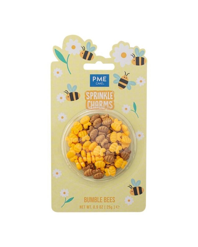 PME Sprinkle Charms pastel Hommels en bijen 25g