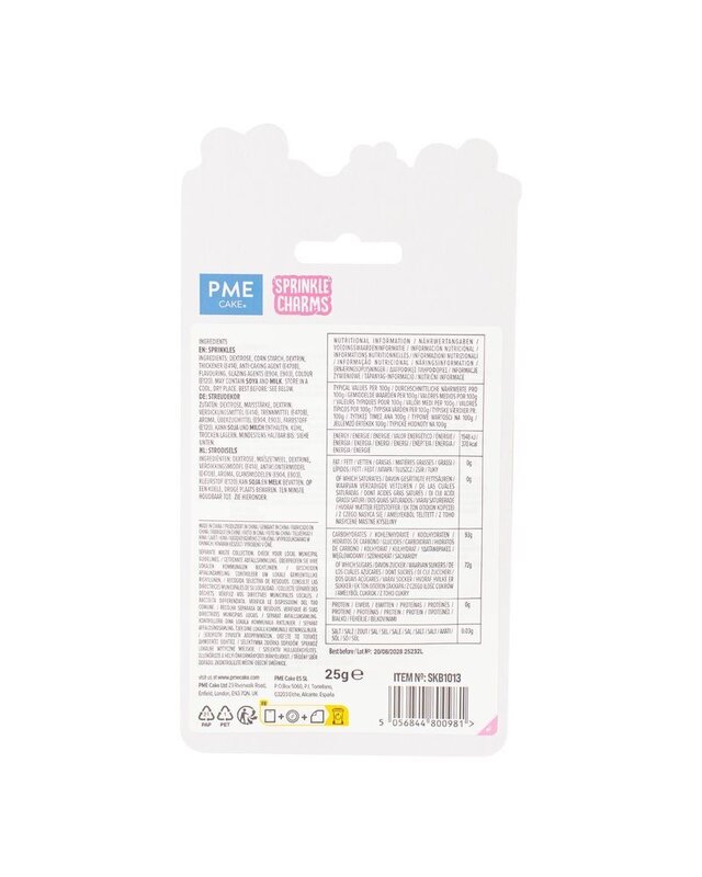 PME Sprinkle Charms roze bloemen  25g
