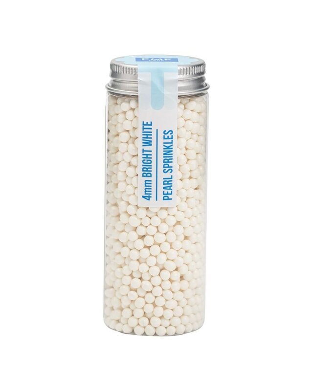PME Parelstrooisels Helderwit 4mm 74g