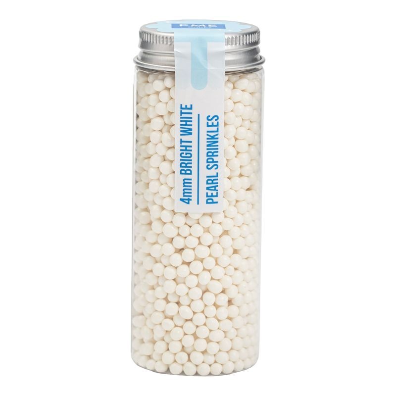 PME Parelstrooisels Helderwit 4mm 74g