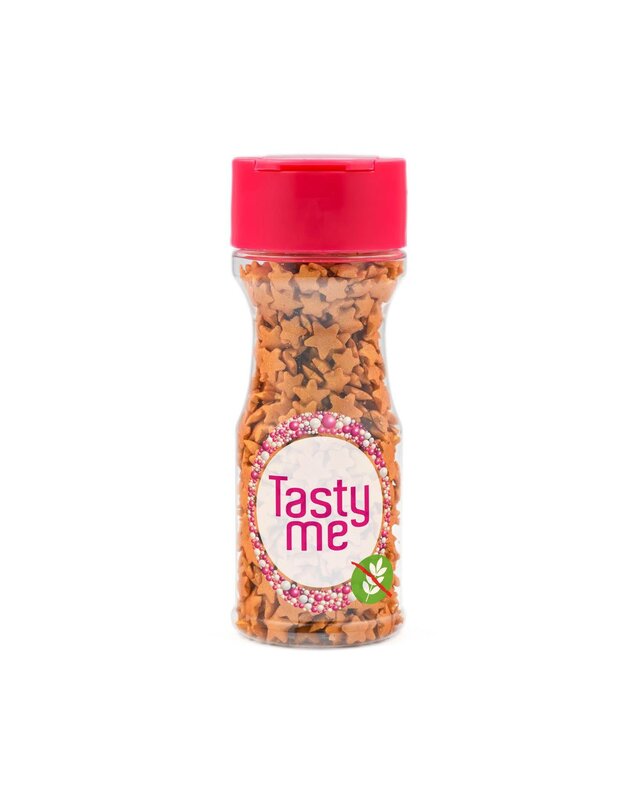 tastyme Suikerdecoratie Sterren goud 55g - glutenvrij