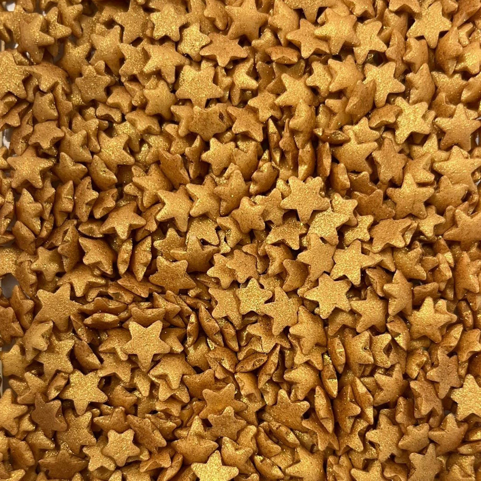 tastyme Suikerdecoratie Sterren goud 55g - glutenvrij