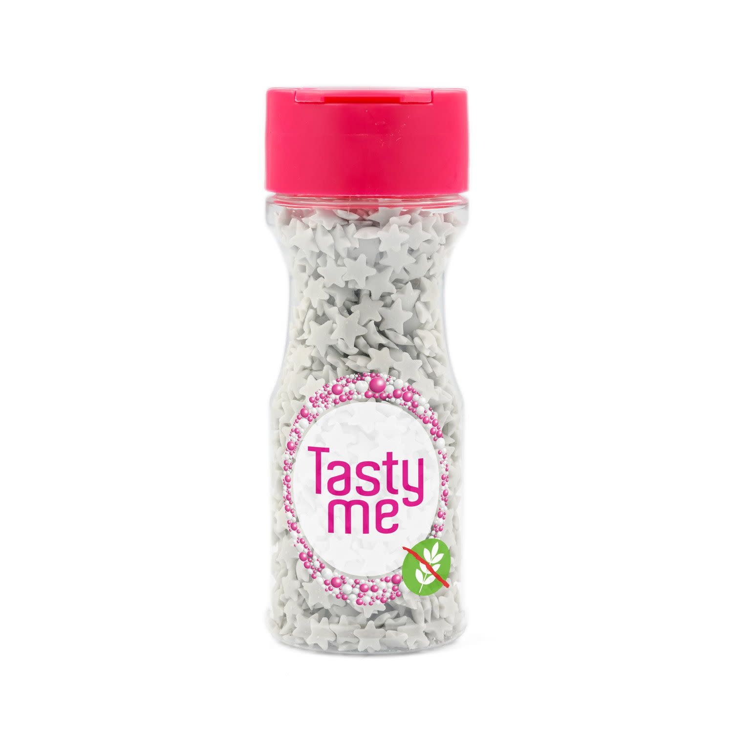tastyme Suikerdecoratie Sterren zilver 55g - glutenvrij