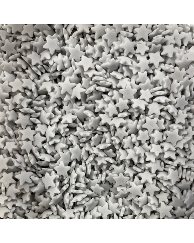 tastyme Suikerdecoratie Sterren zilver 55g - glutenvrij