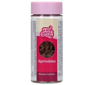 Funcakes FunCakes bruine Letters 50 g
