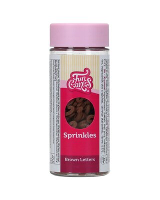 Funcakes FunCakes bruine Letters 50 g