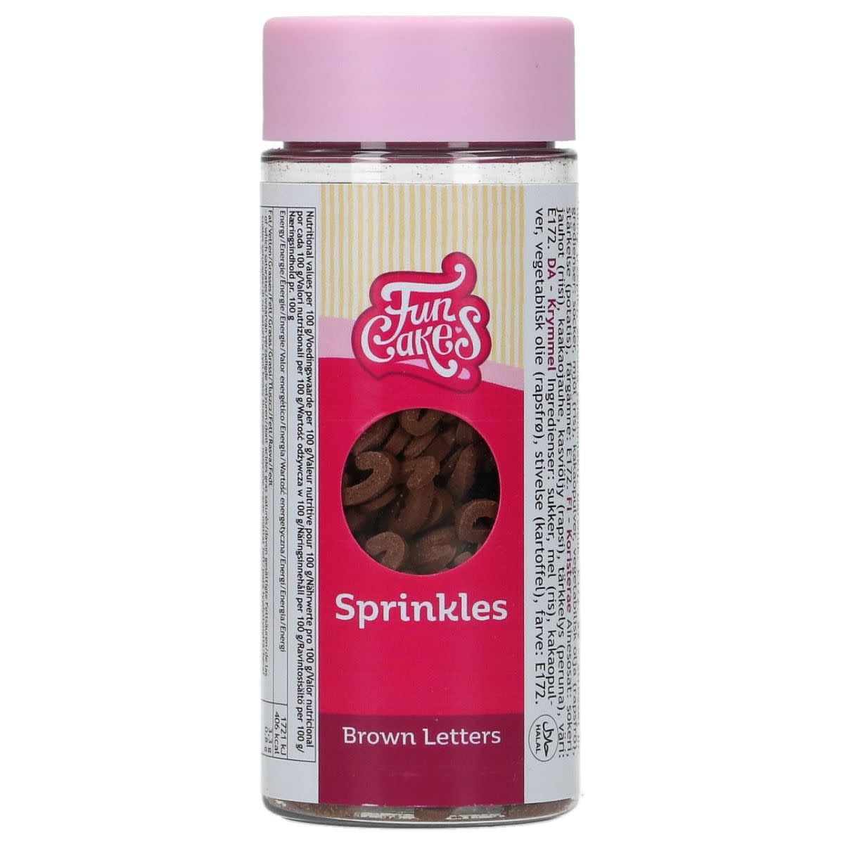 Funcakes FunCakes bruine Letters 50 g