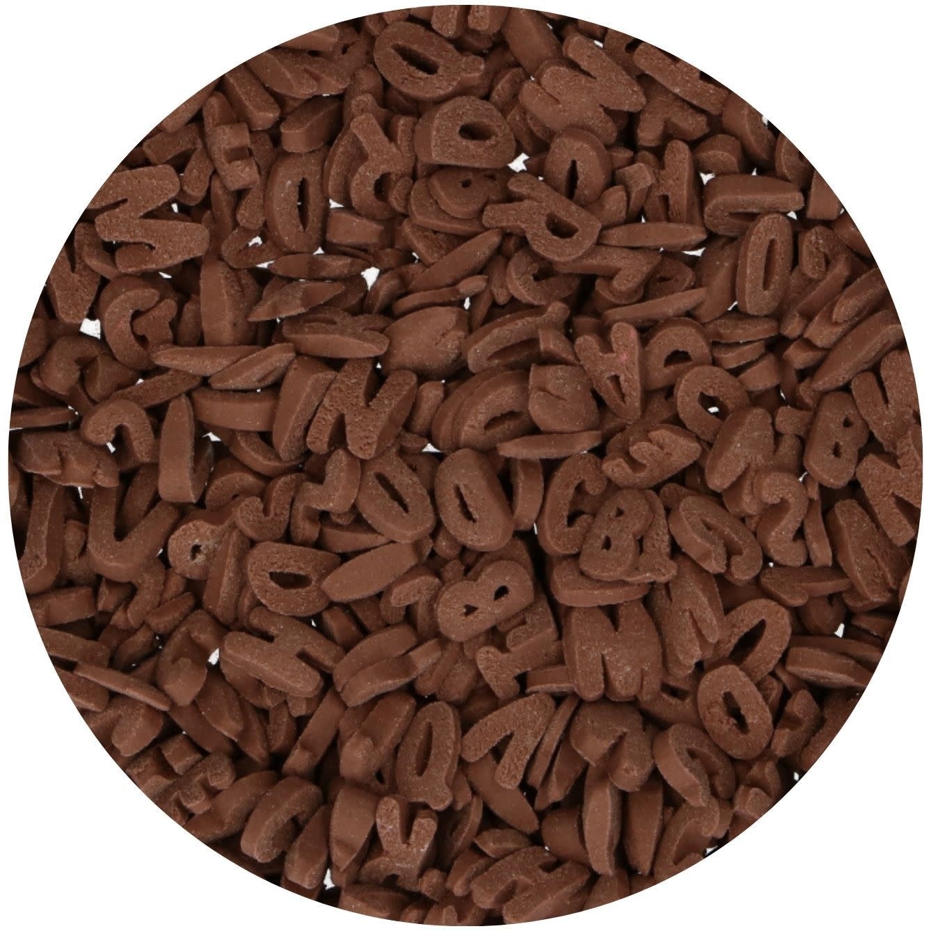 Funcakes FunCakes bruine Letters 50 g
