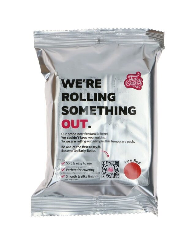 Funcakes FunCakes fondant Fire Red 250g