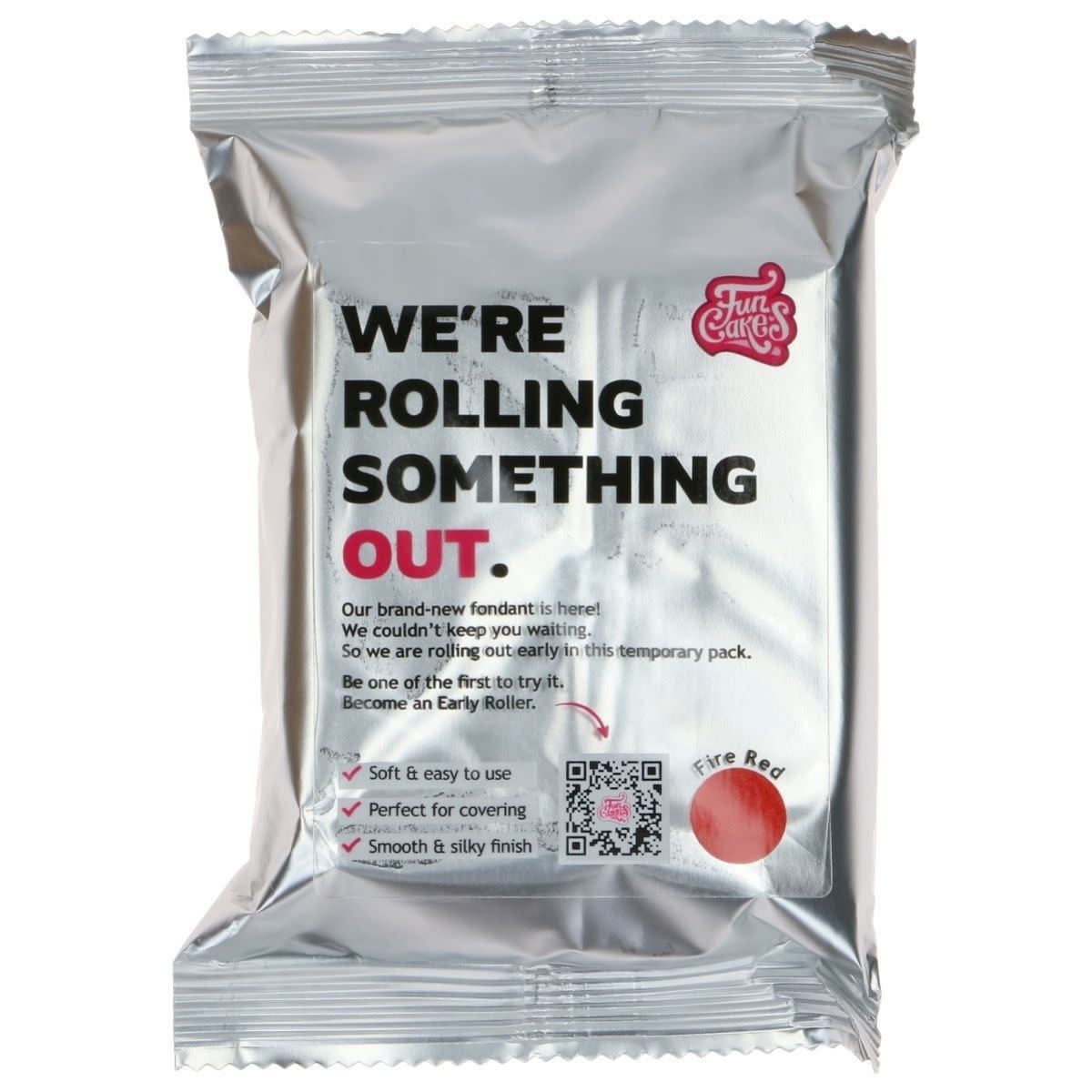 Funcakes FunCakes fondant Fire Red 250g