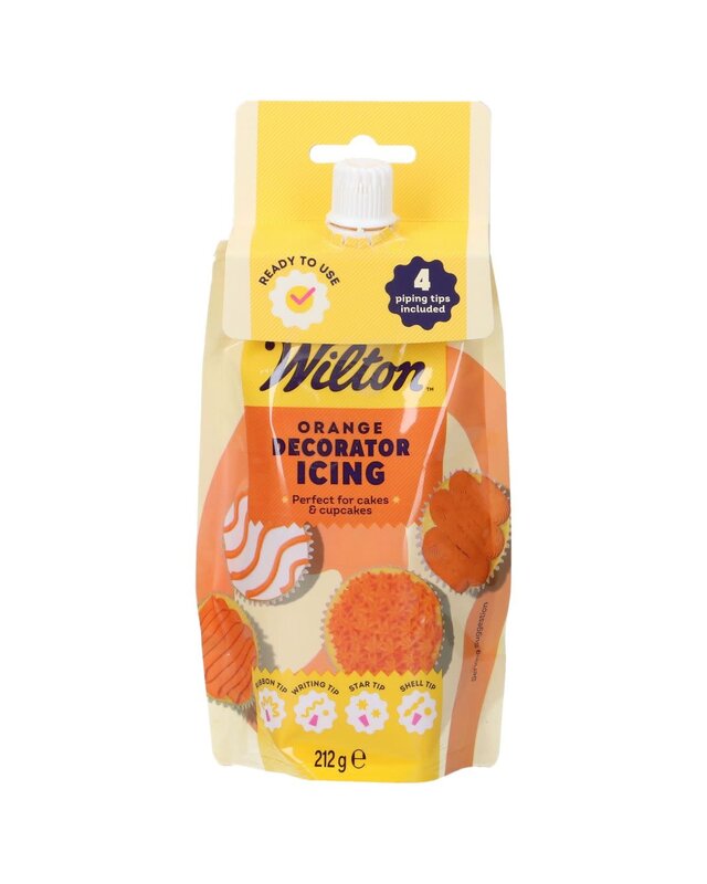 wilton Wilton Decorator Icing Oranje 212g