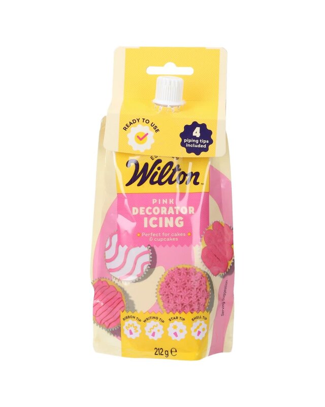 wilton Wilton Decorator Icing Roze 212g