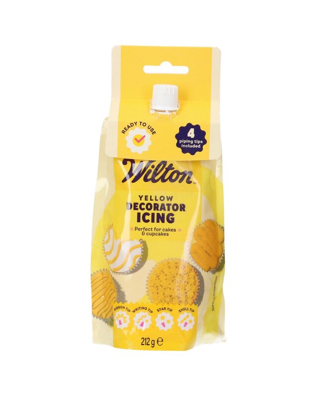 wilton Wilton Decorator Icing Geel 212g