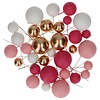 Simply Making Decorative Ball Set Hot Pink Ombre & Gold pk/32