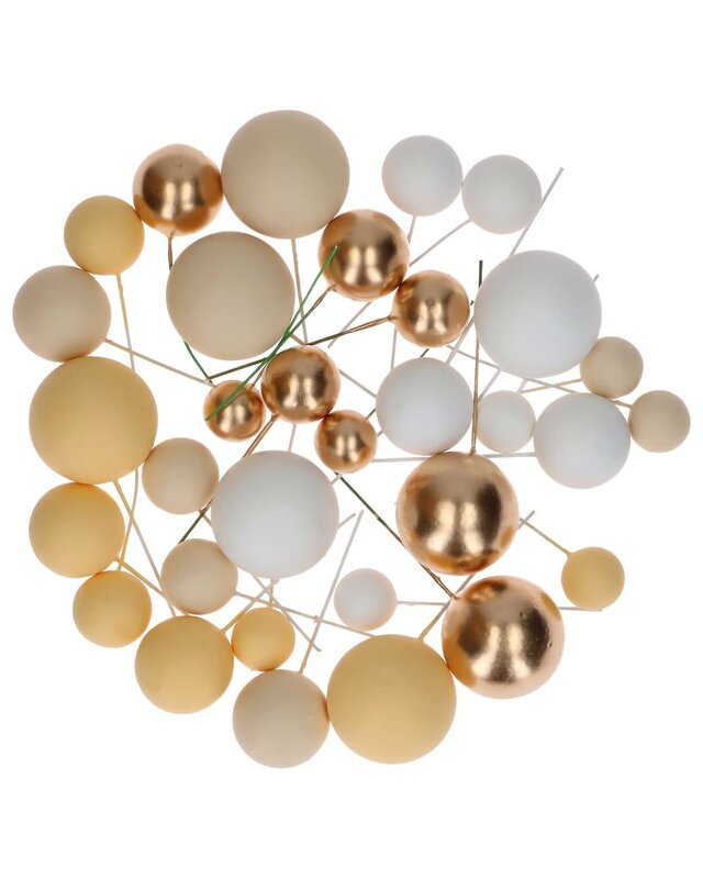 Simply Making Simply Making Decorative Ball Set Lemon Ombre & Gold pk/32