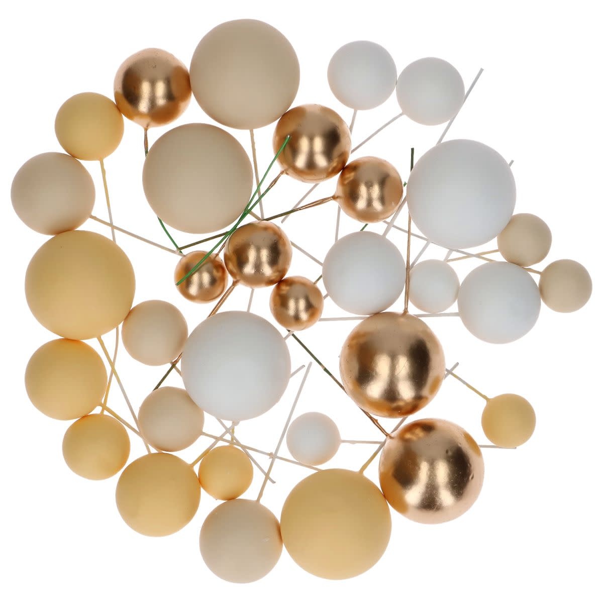 Simply Making Simply Making Decorative Ball Set Lemon Ombre & Gold pk/32