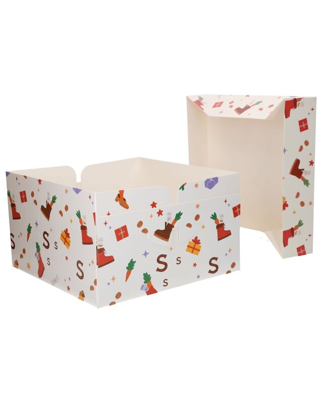 Funcakes FunCakes Taartdoos Sinterklaas 25x25x15cm pk/1