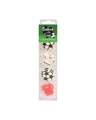 Culpitt Suikerdecoratie Voetbal 25mm 12st.