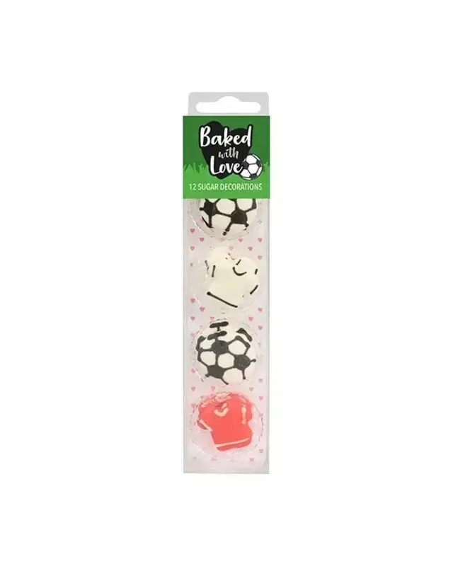 Culpitt Suikerdecoratie Voetbal 25mm 12st.