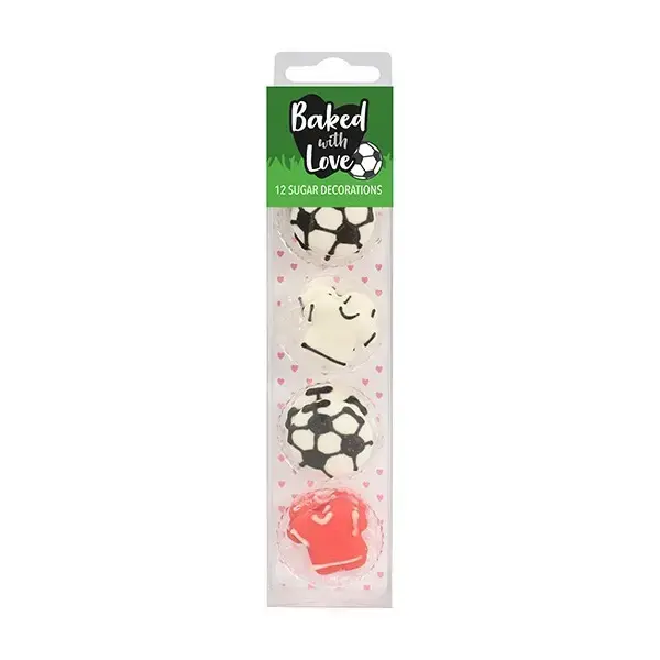 Culpitt Suikerdecoratie Voetbal 25mm 12st.