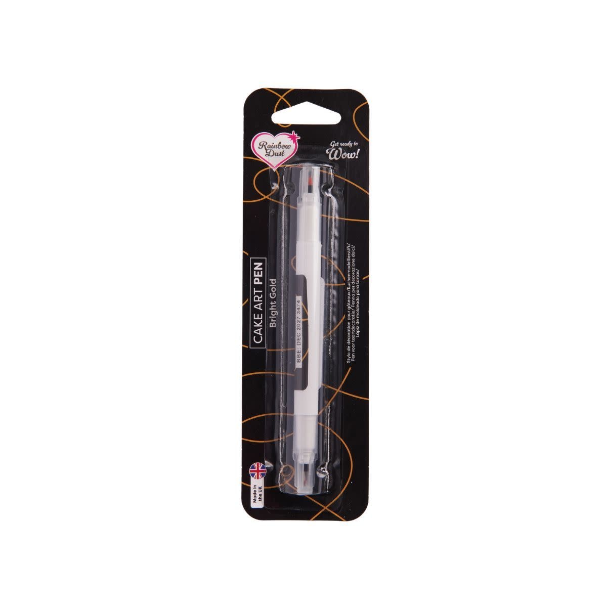 rainbowdust Rainbow Dust Food Art Pen Bright Gold
