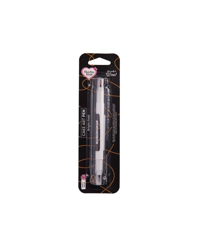 rainbowdust Rainbow Dust Food Art Pen Bright Gold