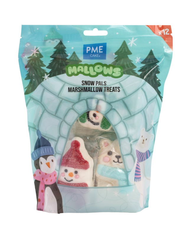 PME Marshmallow Treats - Sneeuw vriendjes 12-pack