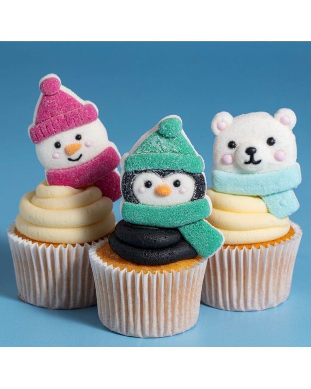 PME Marshmallow Treats - Sneeuw vriendjes 12-pack