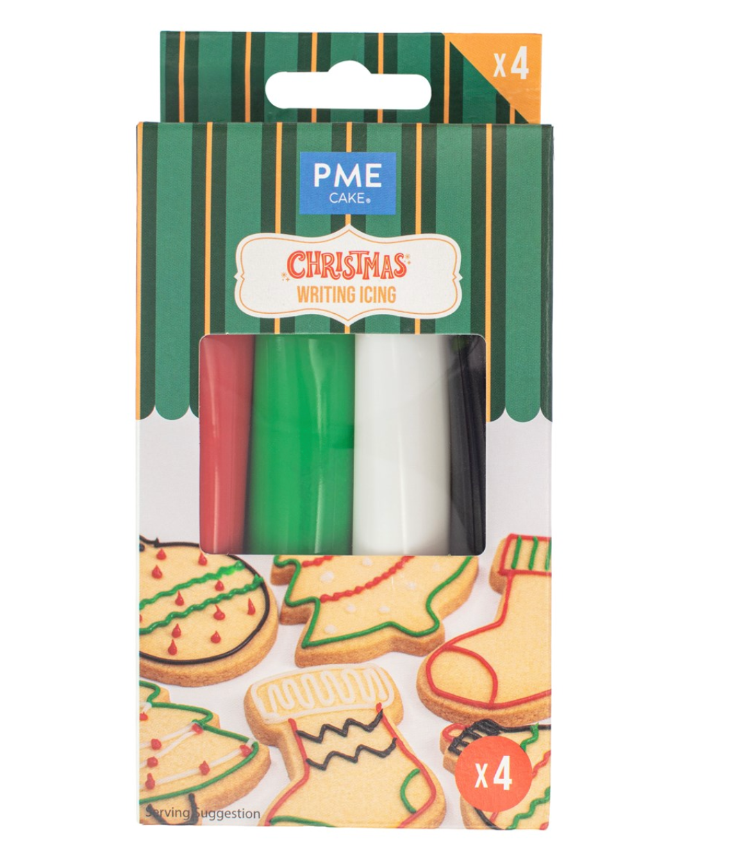 PME Christmas Writing Icing Pk/4 (80g)