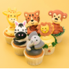 Marshmallow Treats - Safari dieren, 12-pack