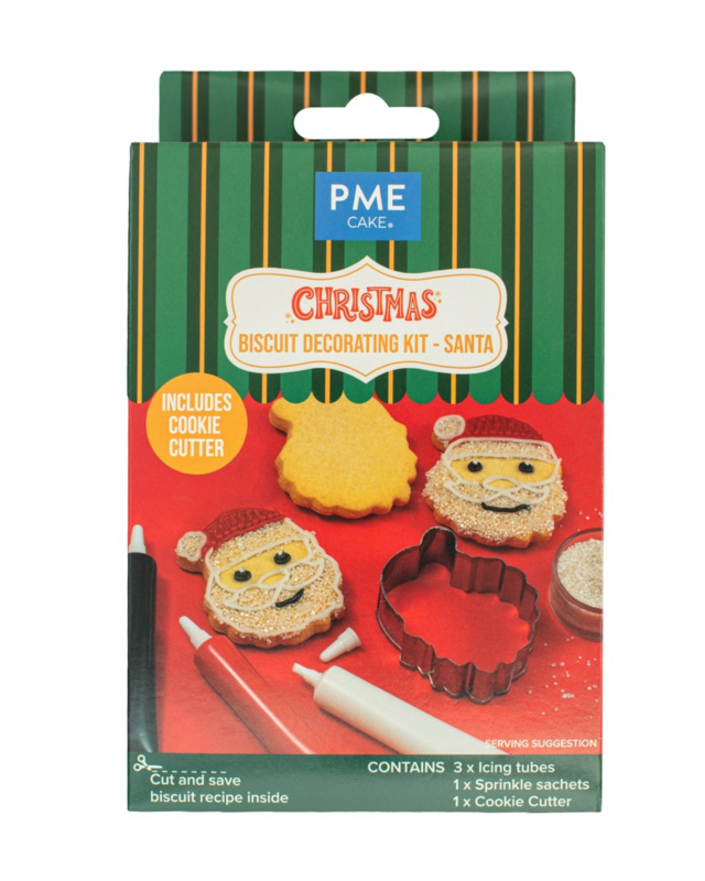 PME Santa Biscuit Decorating Kit Pk/5