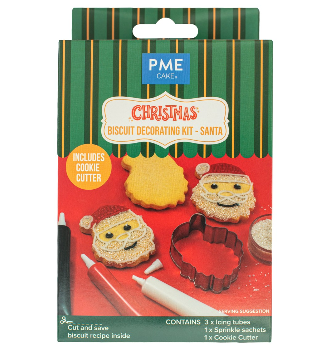 PME Santa Biscuit Decorating Kit Pk/5