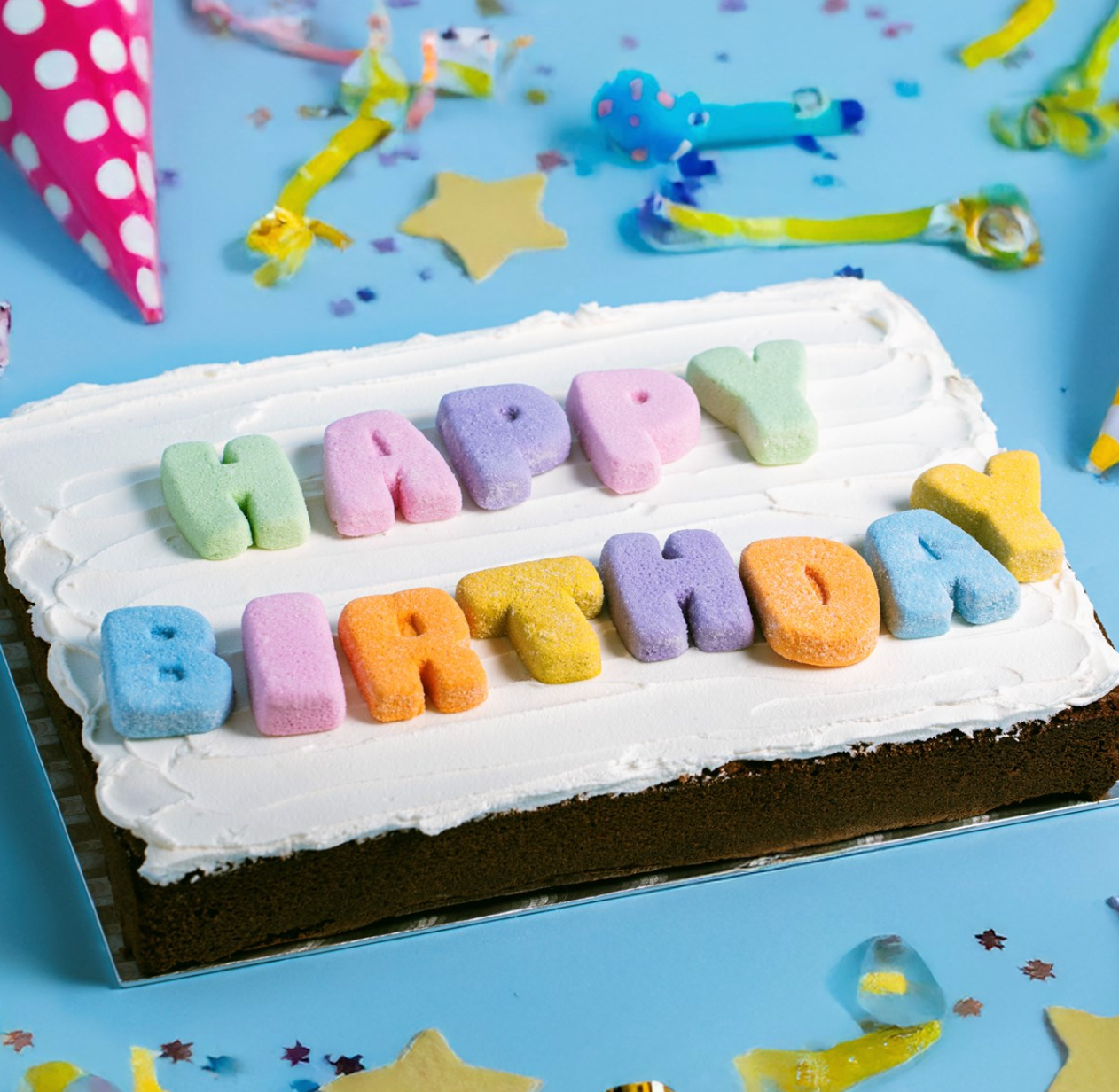 PME Marshmallow Treats - Happy Birthday Letters, 12-pack
